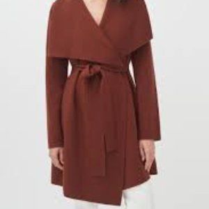 NWT Cuyana Wool Cashmere Wrap Coat